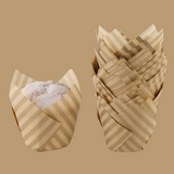 50pcs Tulip Muffin Cupcake Paper Cups