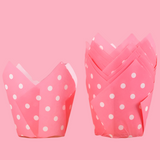 50pcs Tulip Muffin Cupcake Paper Cups