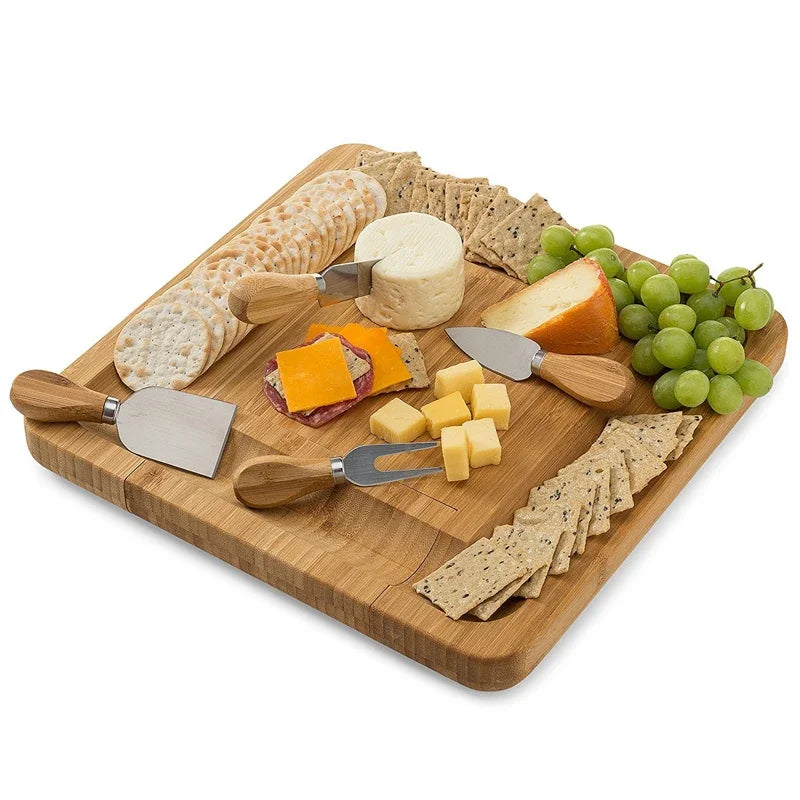 Natural Bamboo Cheese Board