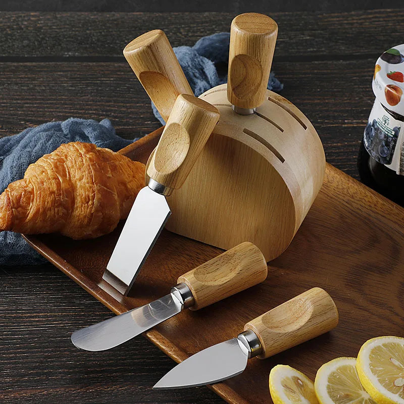 Wood Handle Cheese Slicer Cutter