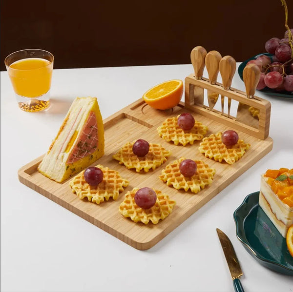 Bamboo Cheese Board Platter