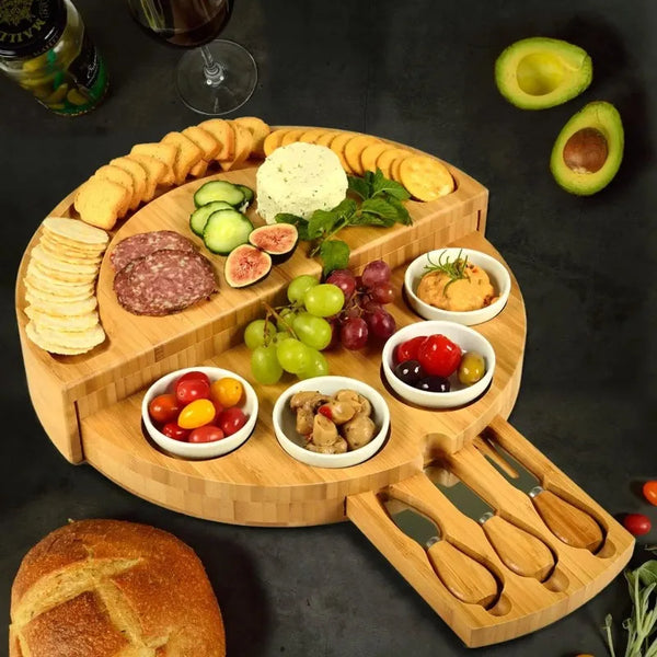 Wooden Cheese & Charcuterie Board 